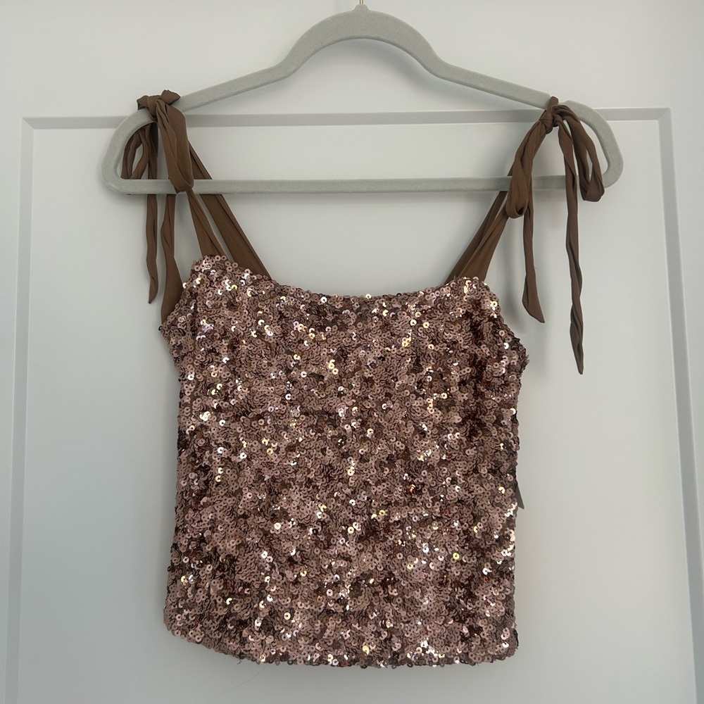 Free people sequin top